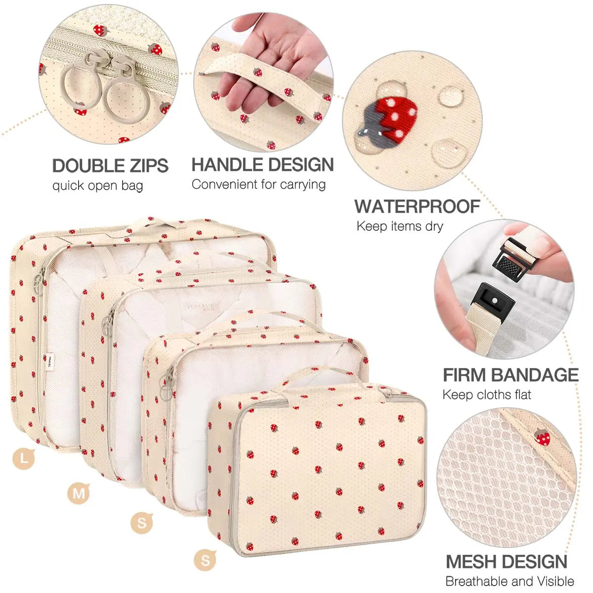 Packing Cube Set — 8 Piece