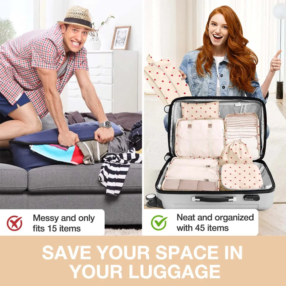 Packing Cube Set — 8 Piece
