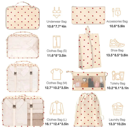 Packing Cube Set — 8 Piece